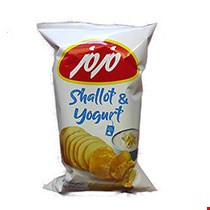 چیپس برگ سیب زمینی(ماست و موسیر)