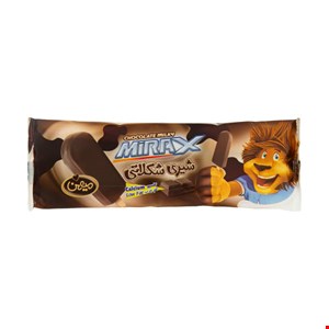 بستنی چوبی شیری شکلاتی