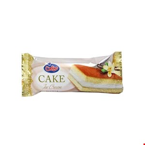 کیک بستنی وانیلی