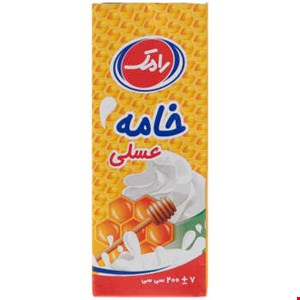 خامه عسلی-نیم‌چرب