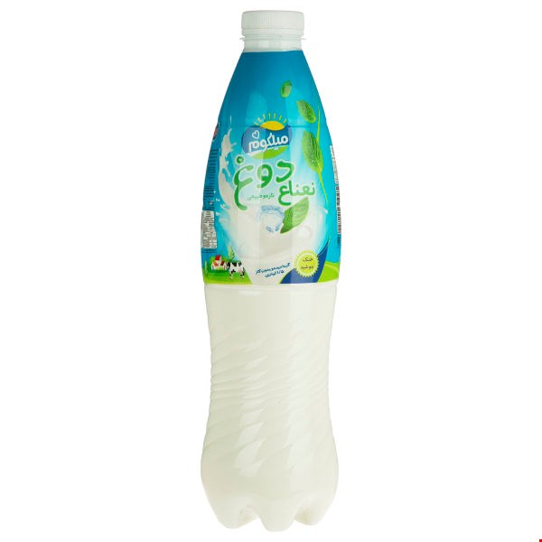دوغ نعنایی گرمادیده تازه و طبیعی میلکوم بدون‌گاز 