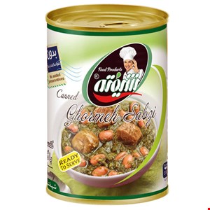 کنسرو قرمه سبزی با گوشت شیفته مقدار 370 گرم
