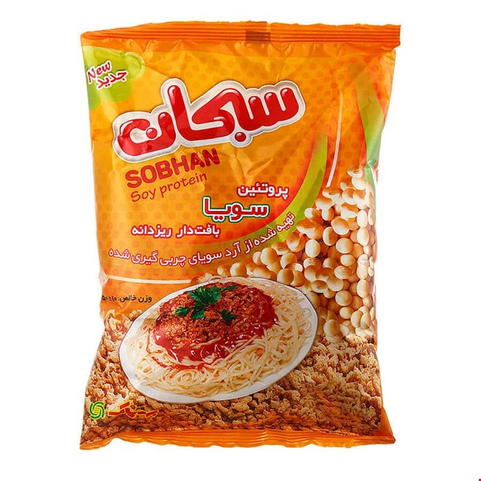پروتئین سویا با آرد سویای چربی گیری شده و بافت دانه ریز 250 گرمی