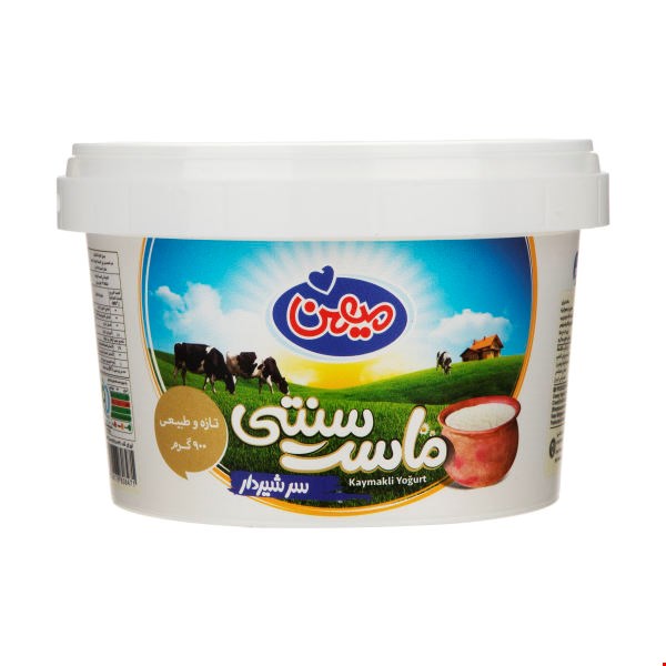 ماست سنتی سرشیر‌دار پرچرب