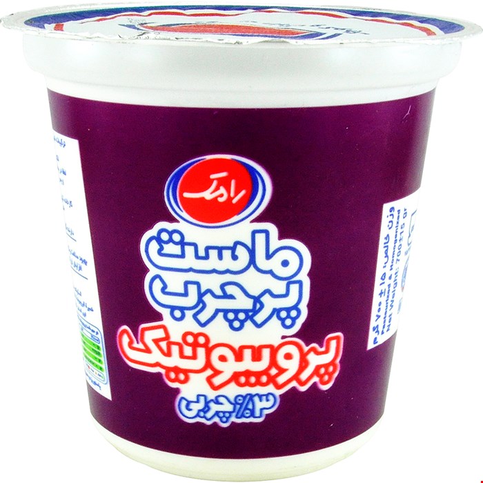 ماست پرچرب پروبیوتیک