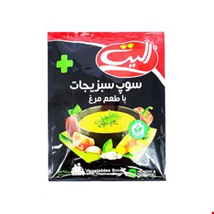 سوپ سبزیجات با طعم مرغ
