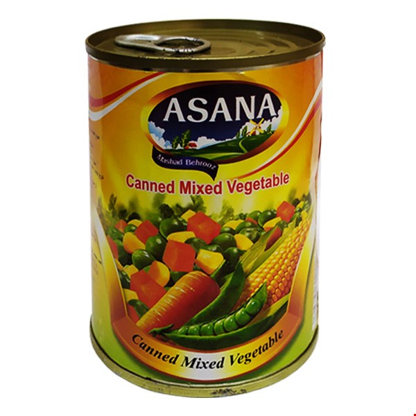 کنسرو مخلوط سبزیجات